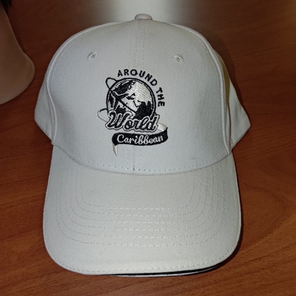 Around The World Caribbean Embroidered Strapback Hat Cap OS New